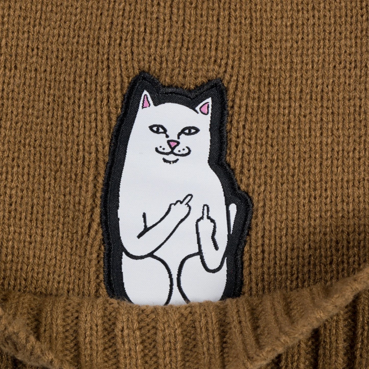 RIPNDIP - LORD NERMAL BEANIE (BROWN)