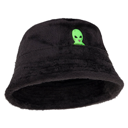 RIPNDIP - LORD ALIEN SHERPA BUCKET HAT (BLACK)