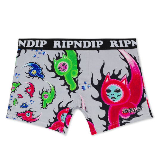 RIPNDIP - EMBER BOXERS (DUSTY GREY)