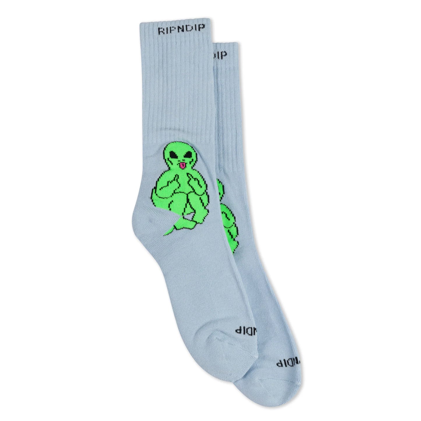 RIPNDIP - LORD ALIEN SOCKS (LIGHT SLATE)