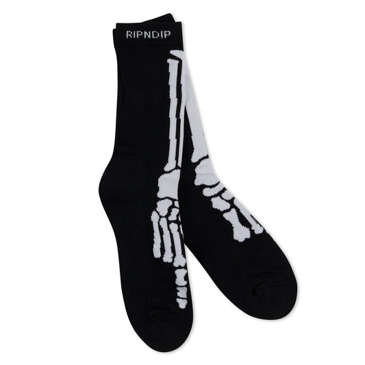 RIPNDIP - SKELLY NERM SOCKS (BLACK)