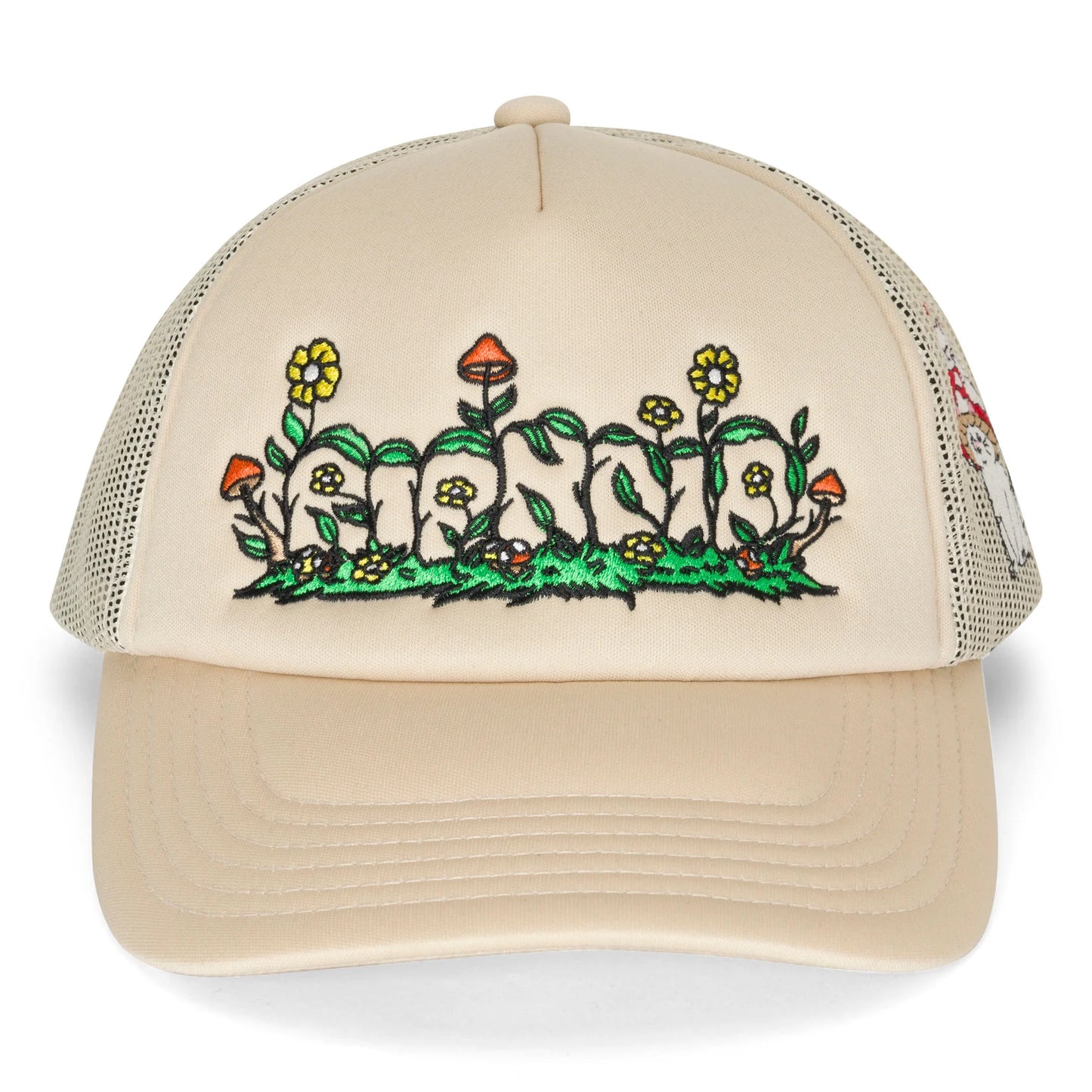 RIPNDIP - FIELD FRIENDS TRUCKER HAT (SAND)