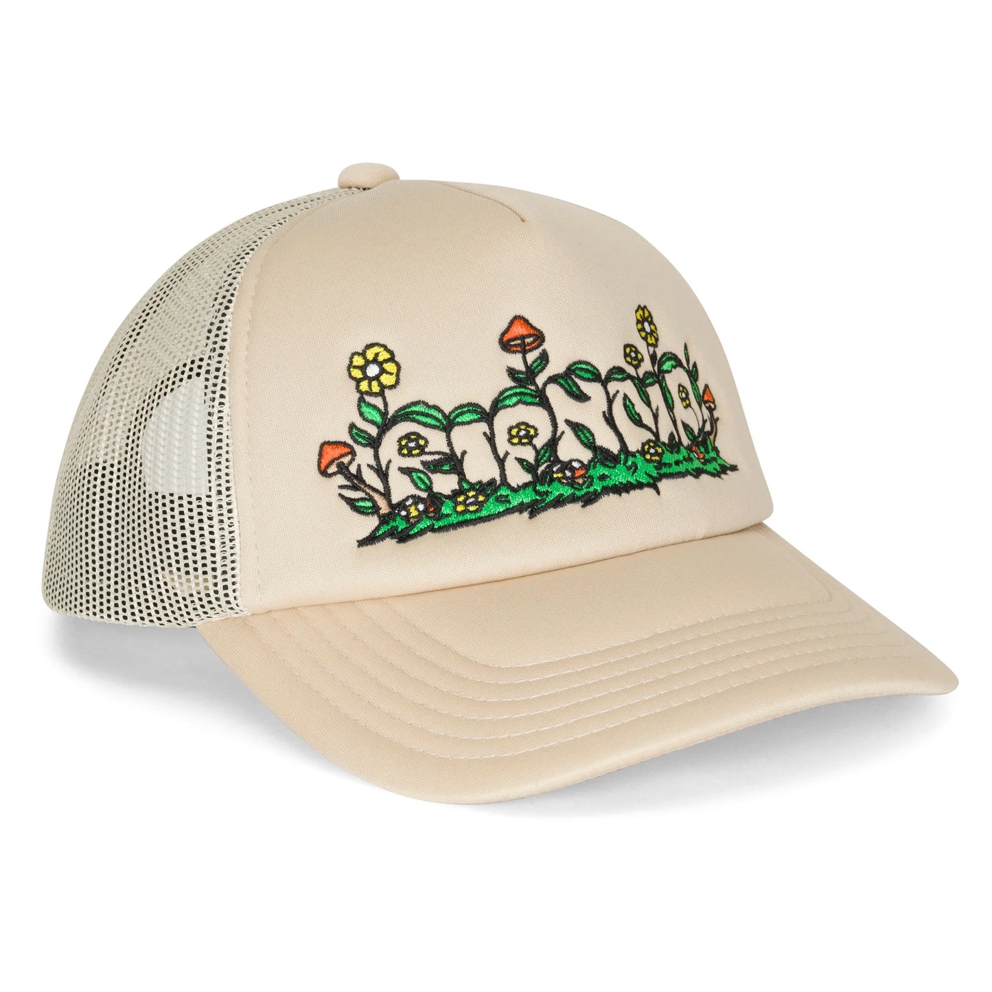 RIPNDIP - FIELD FRIENDS TRUCKER HAT (SAND)