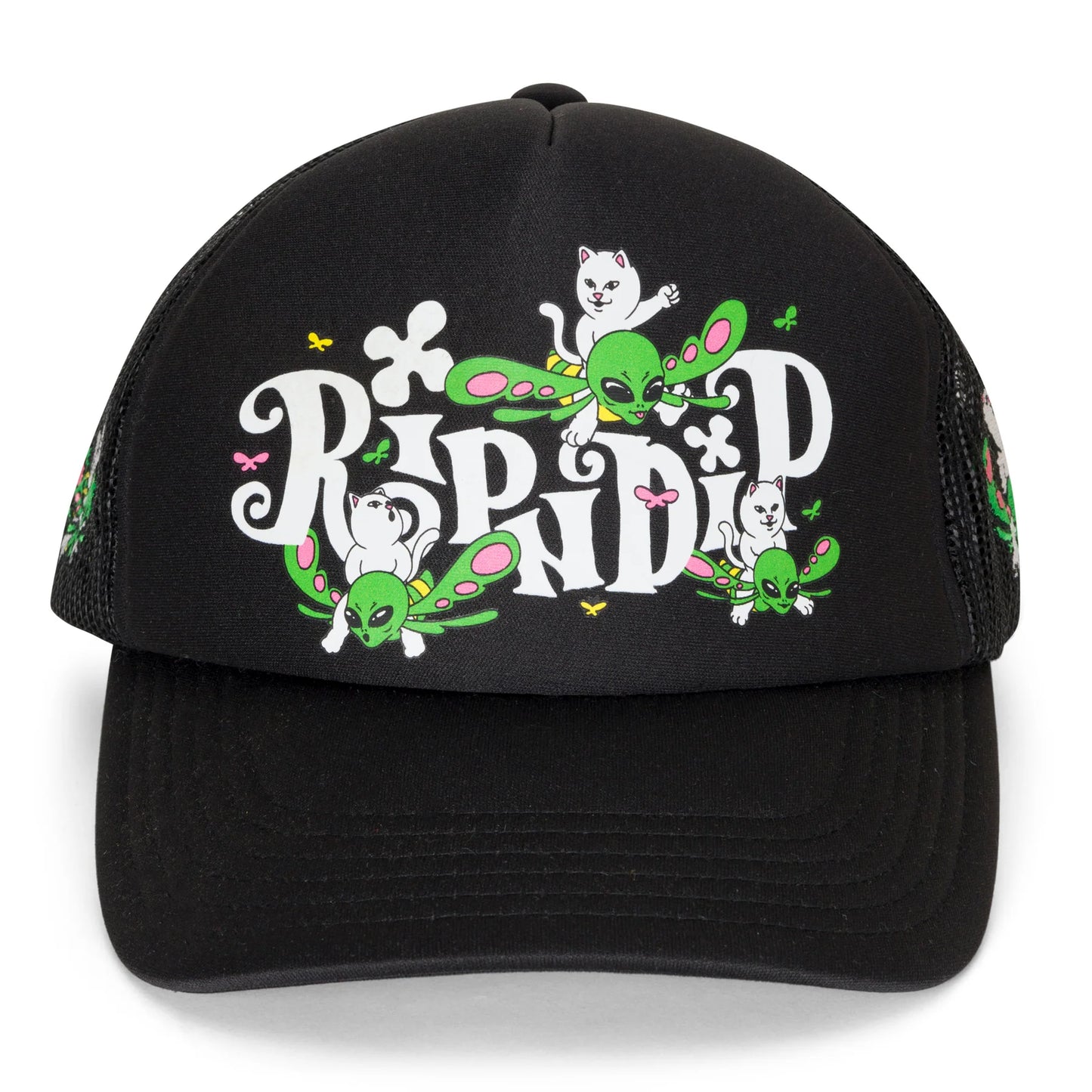 RIPNDIP - FLY AWAY TRUCKER HAT (BLACK)