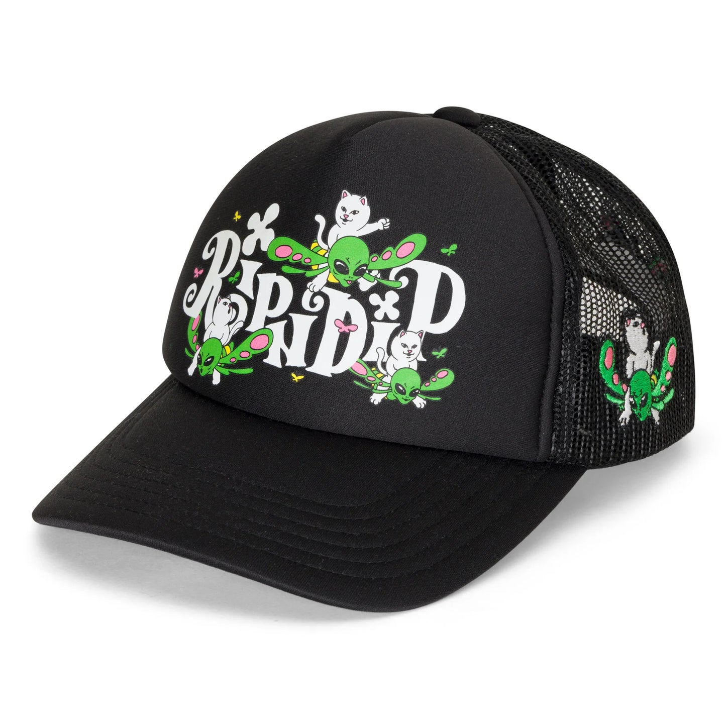 RIPNDIP - FLY AWAY TRUCKER HAT (BLACK)