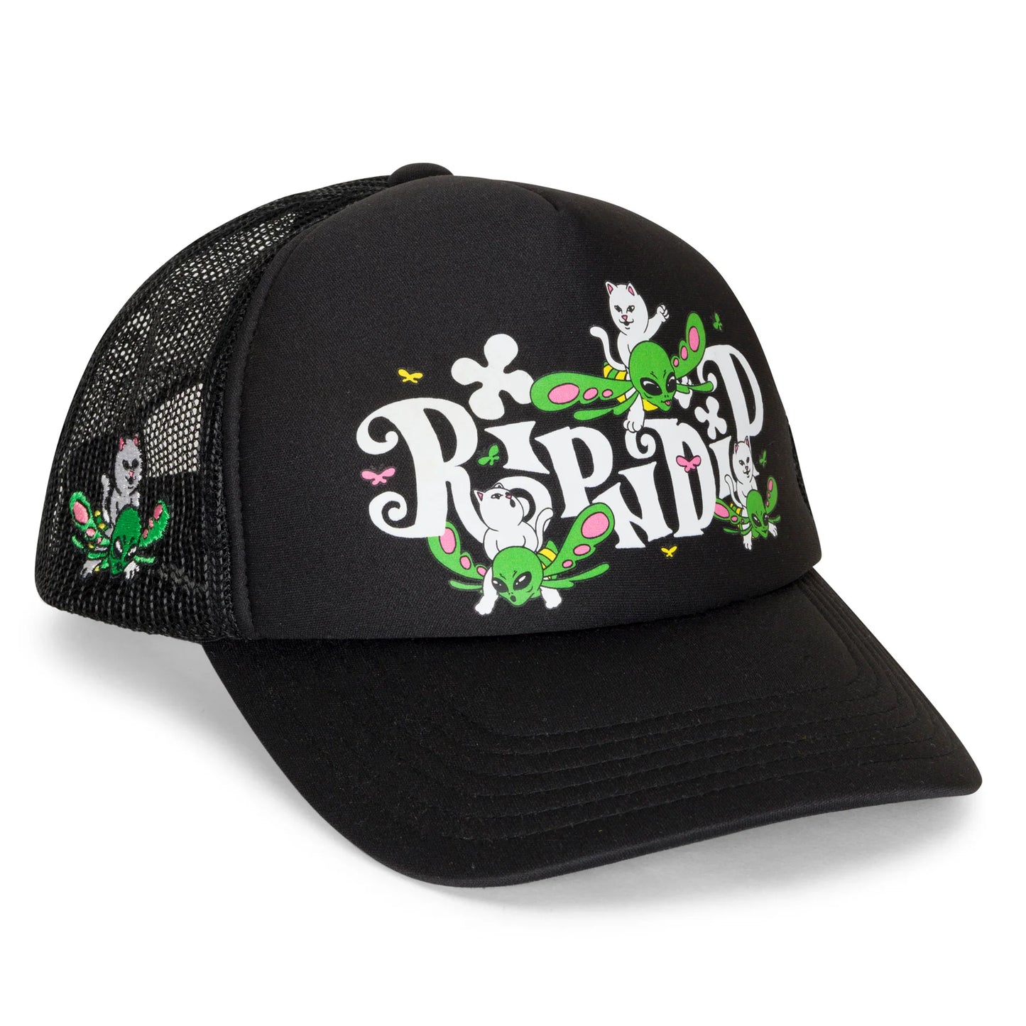 RIPNDIP - FLY AWAY TRUCKER HAT (BLACK)