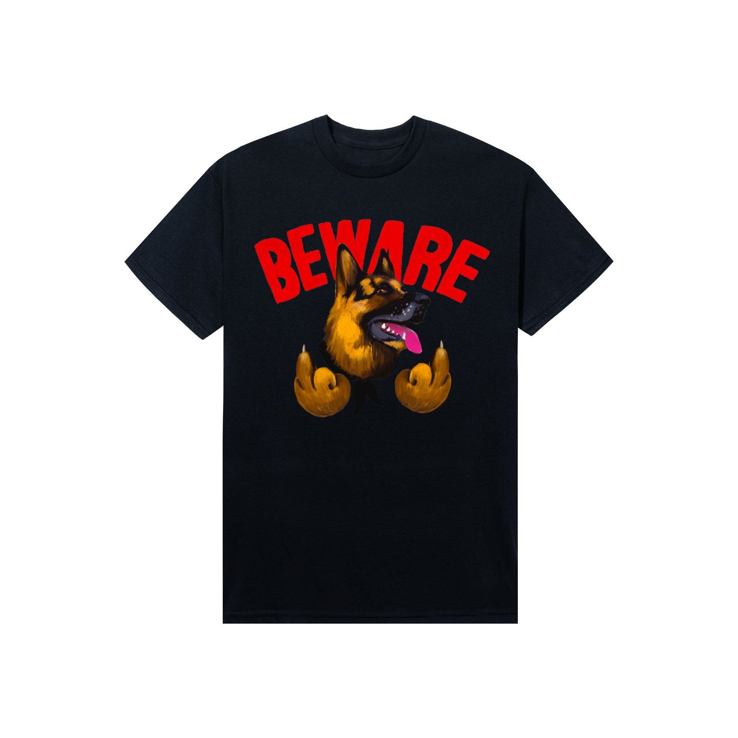 MARKET BEWARE THESE T-SHIRT (BLACK)