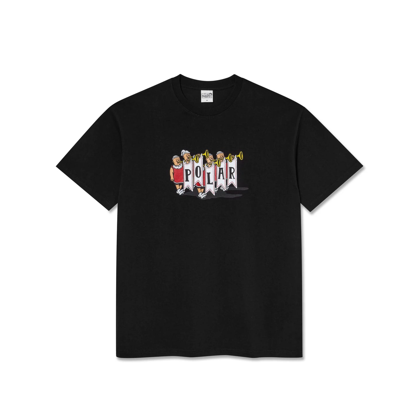 POLAR SKATE - TRUMPETS TEE (BLACK)