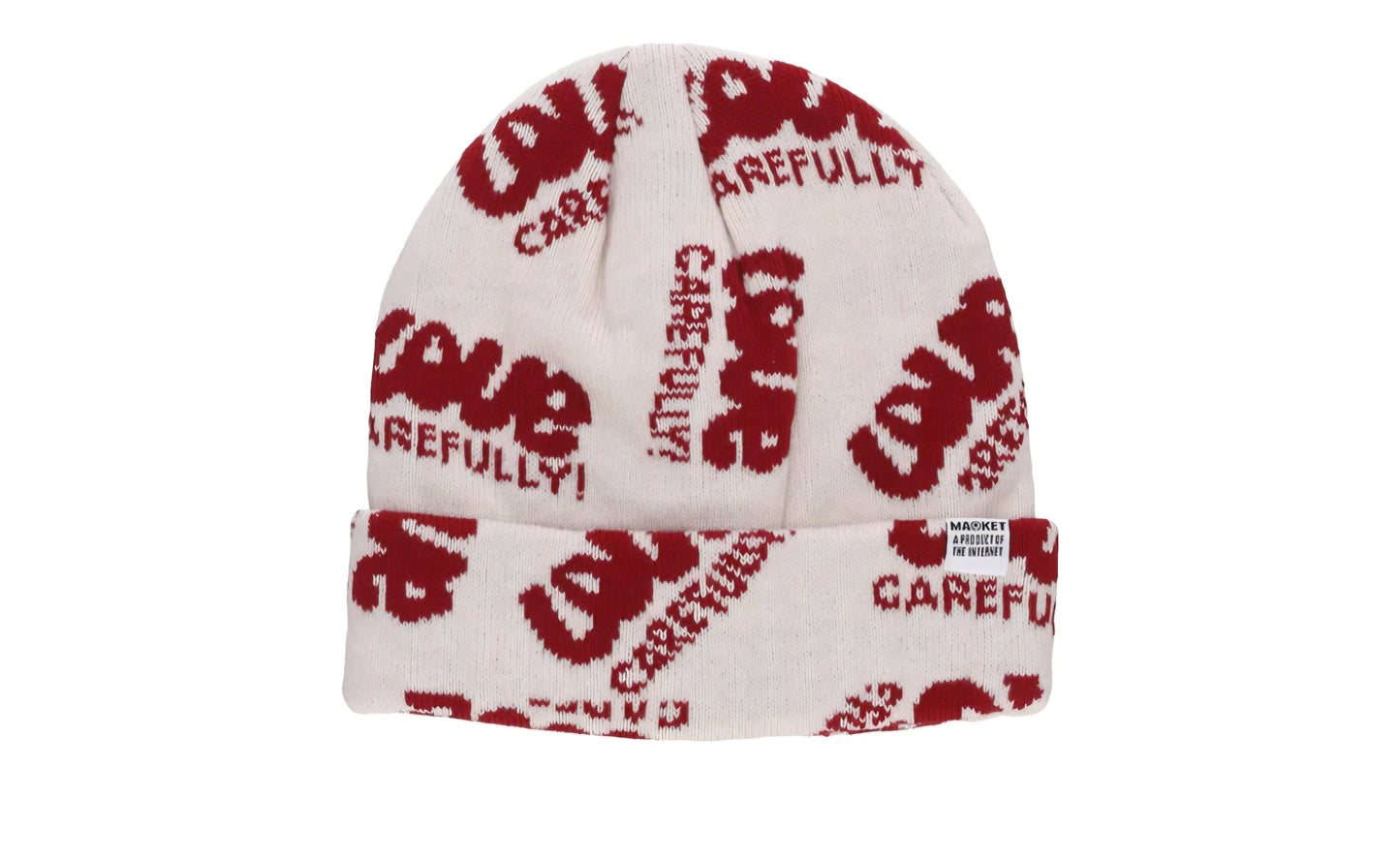 Market Love Carefully Beanie 'Cream'