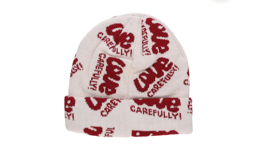 Market Love Carefully Beanie 'Cream'