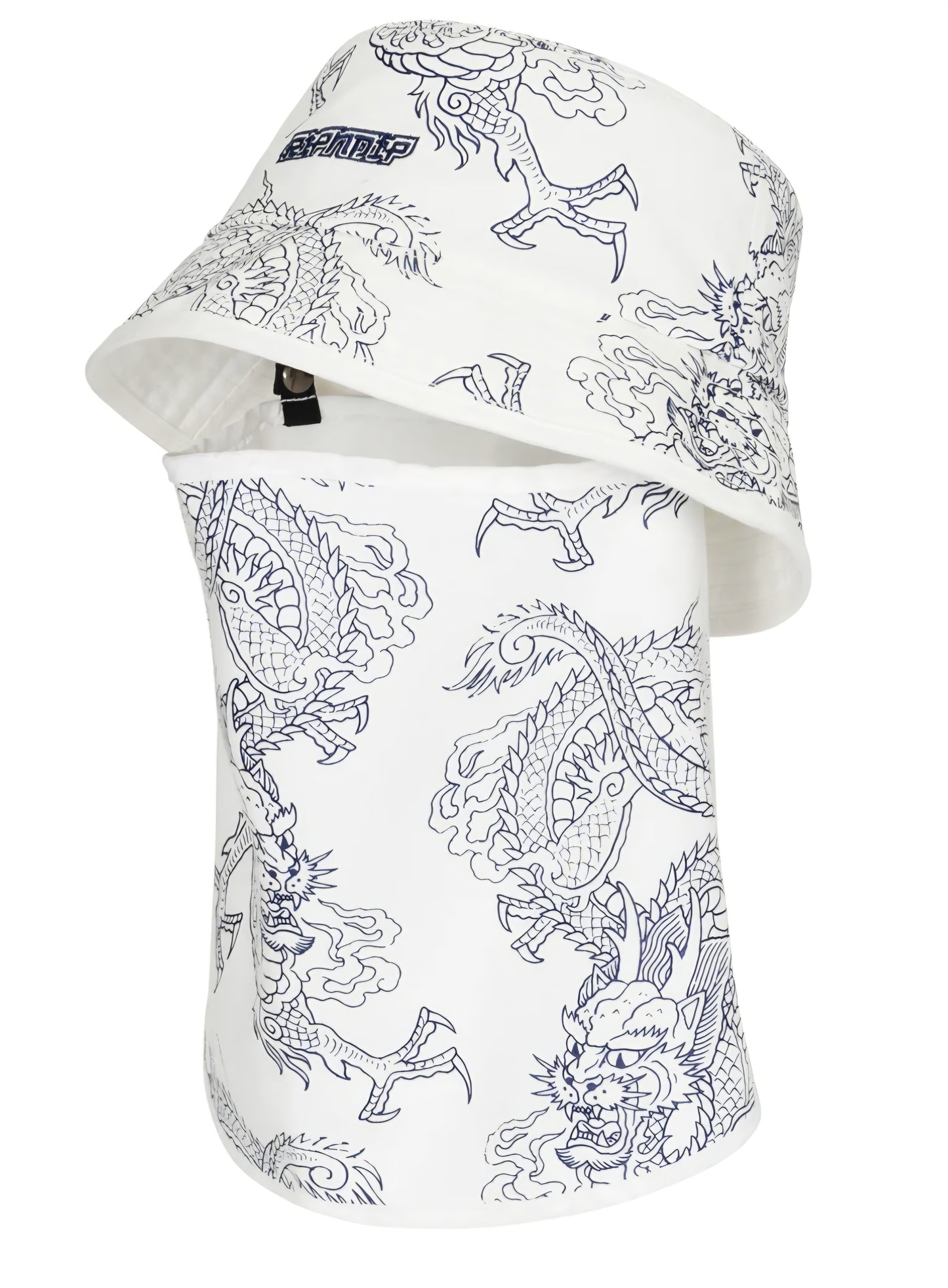 Haku Face Mask Bucket Hat (White)