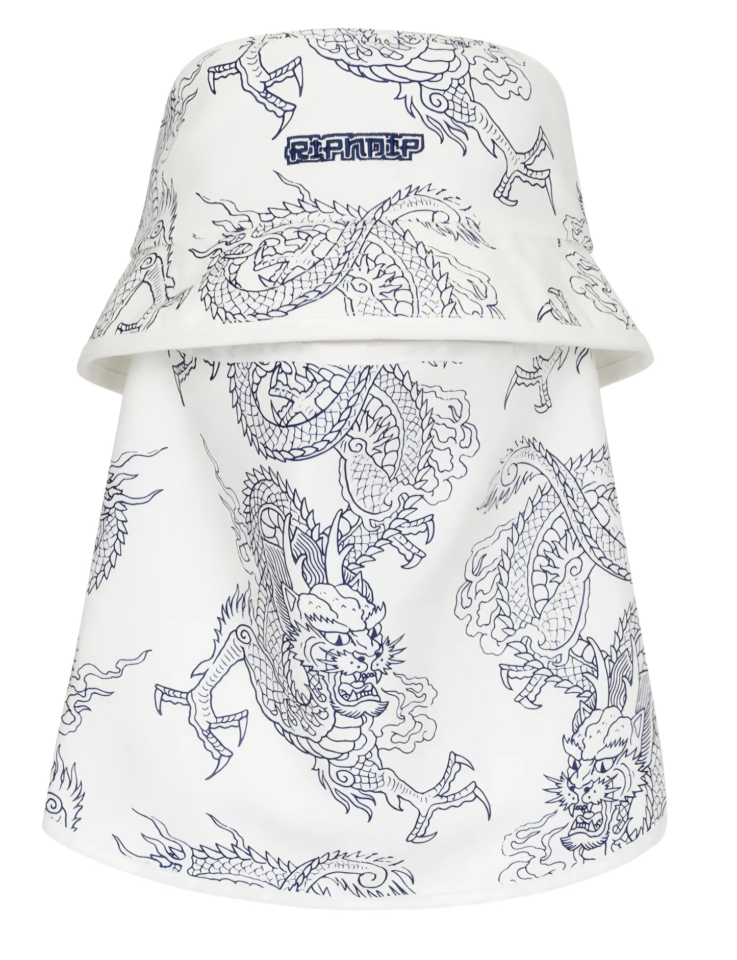 Haku Face Mask Bucket Hat (White)