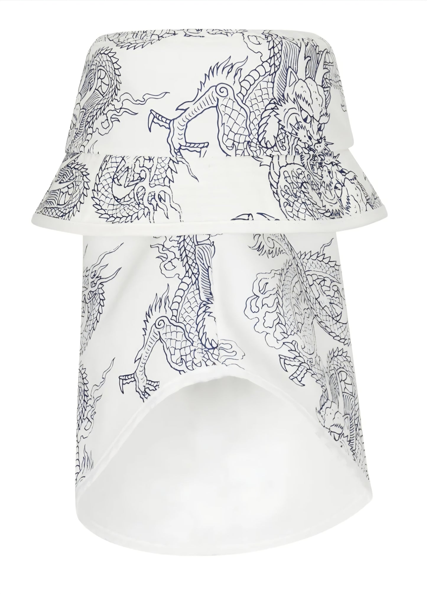 Haku Face Mask Bucket Hat (White)