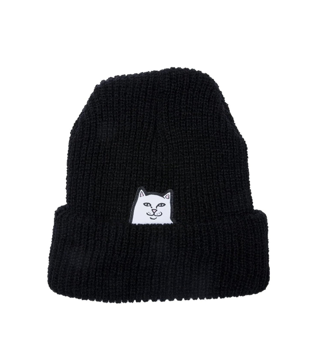 Lord Nermal Ribbed Beanie (Black)