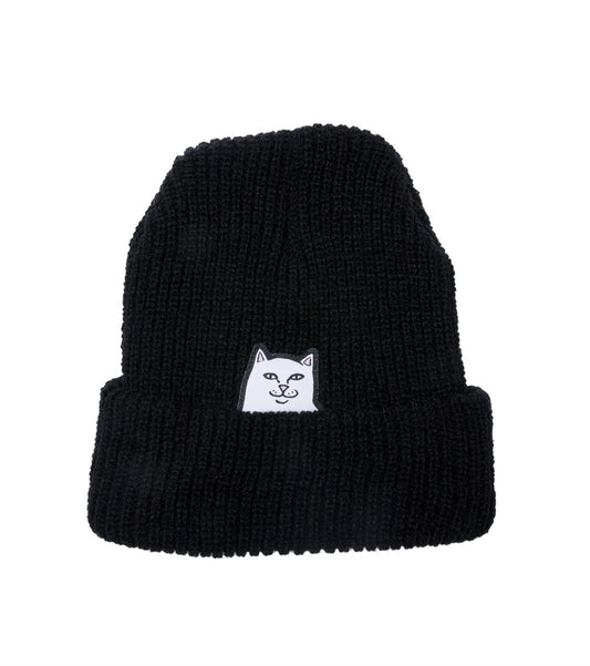 Lord Nermal Ribbed Beanie (Black)