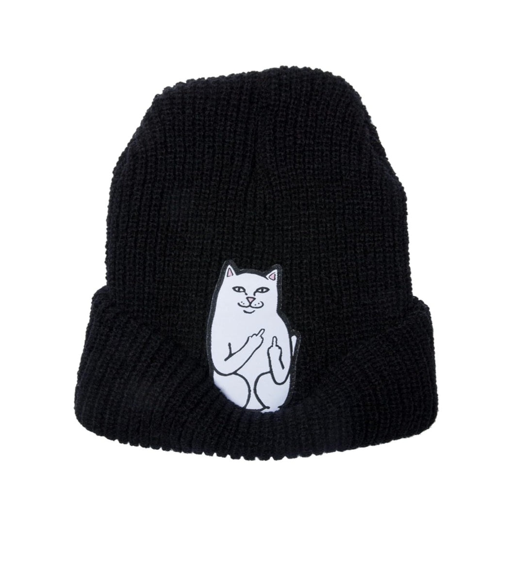 Lord Nermal Ribbed Beanie (Black)
