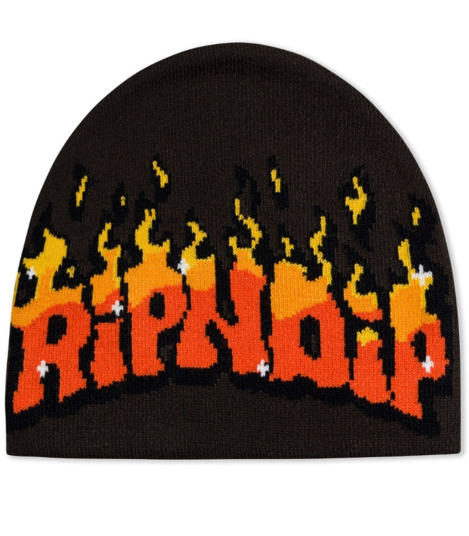RIPNDIP SCARY CUTE BEANIES CHARCOAL