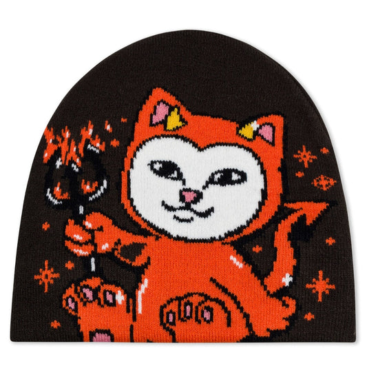 RIPNDIP SCARY CUTE BEANIES CHARCOAL