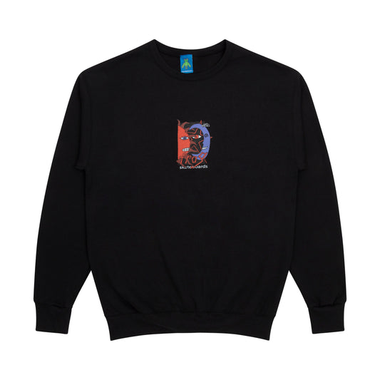 FROG SKATEBOARDS - STAR-SUN-MOON CREWNECK