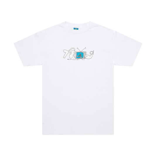 FROG SKATEBOARDS - TELEVISION TEE WHITE