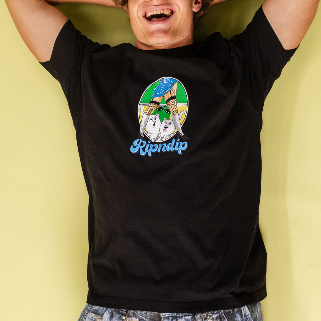 Nermal Fest Tee (Black)-RIPNDIP