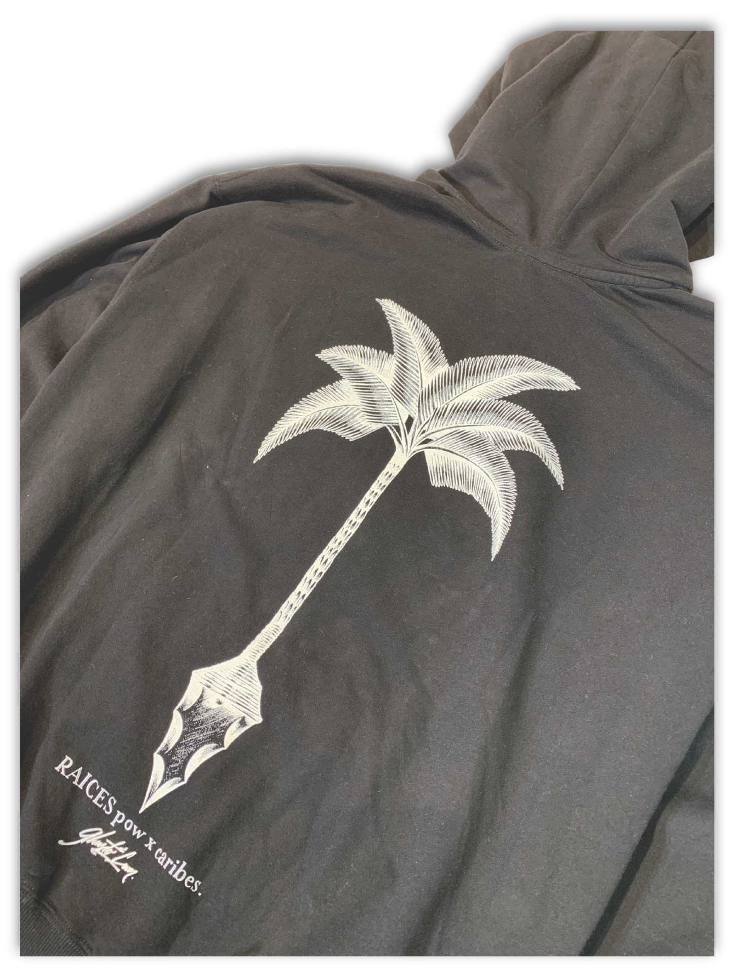 POW x Caribes Hoodie Zip | Algodón 100% | Tribu Urbana Venezuela