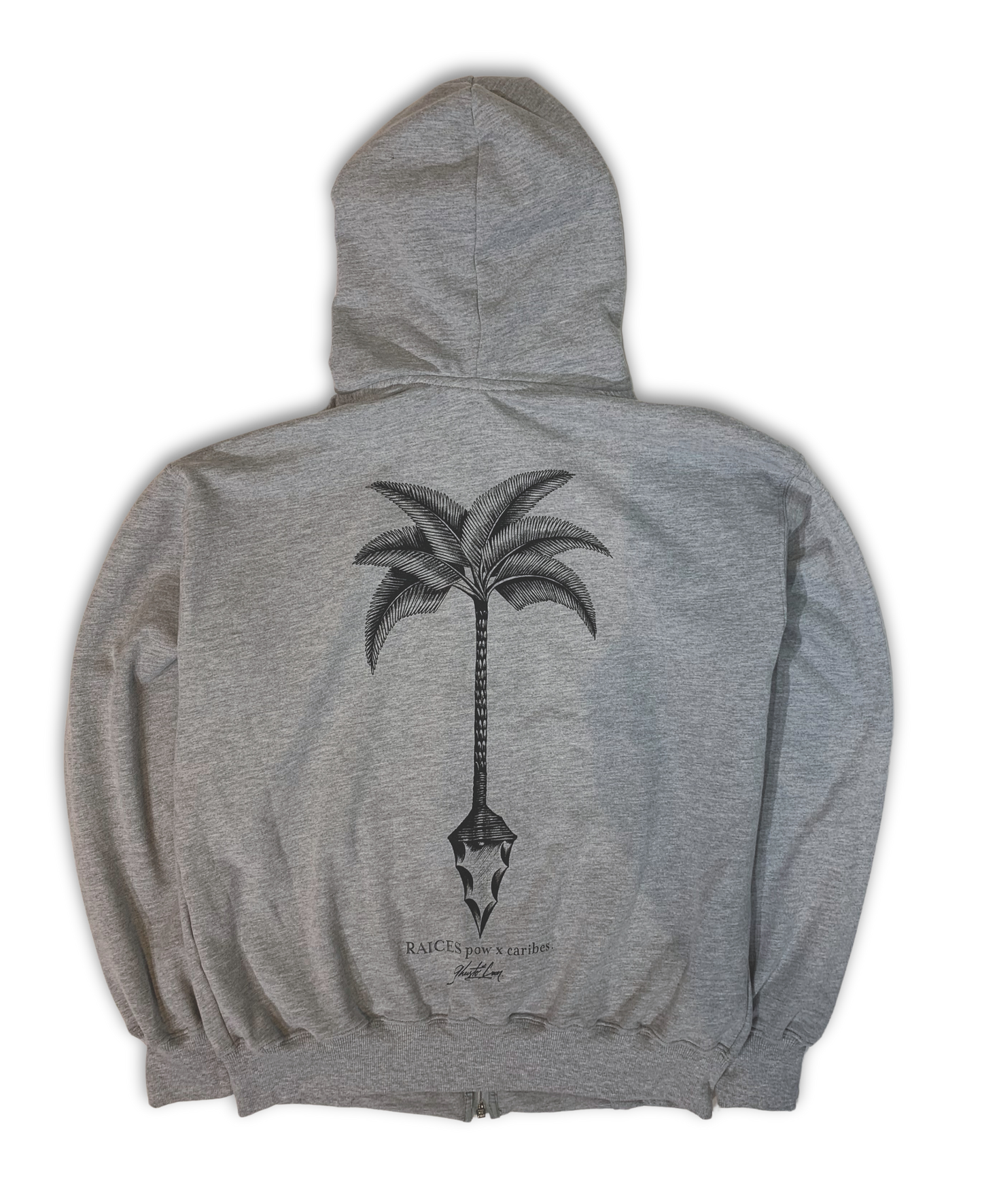 POW x Caribes Hoodie Zip | Algodón 100% | Tribu Urbana Venezuela