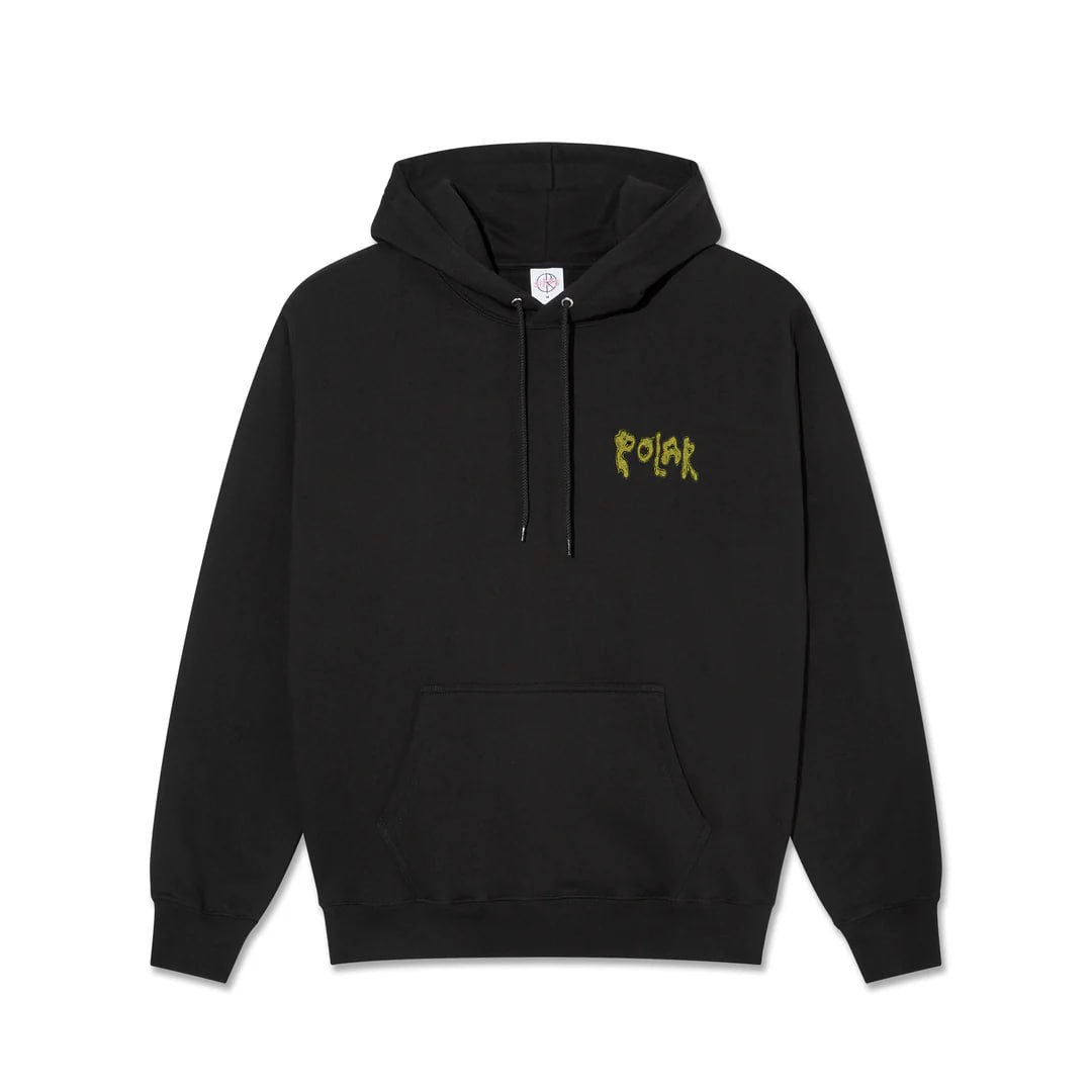 POLAR SKATE CO. | Hoodie Dave Bear Negro | Skate Urbano Venezuela | Algodón 350 GSM