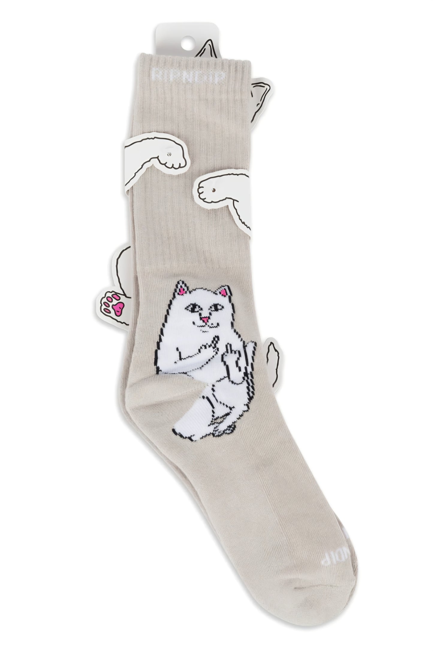 Lord Nermal Socks (Warm Gray)