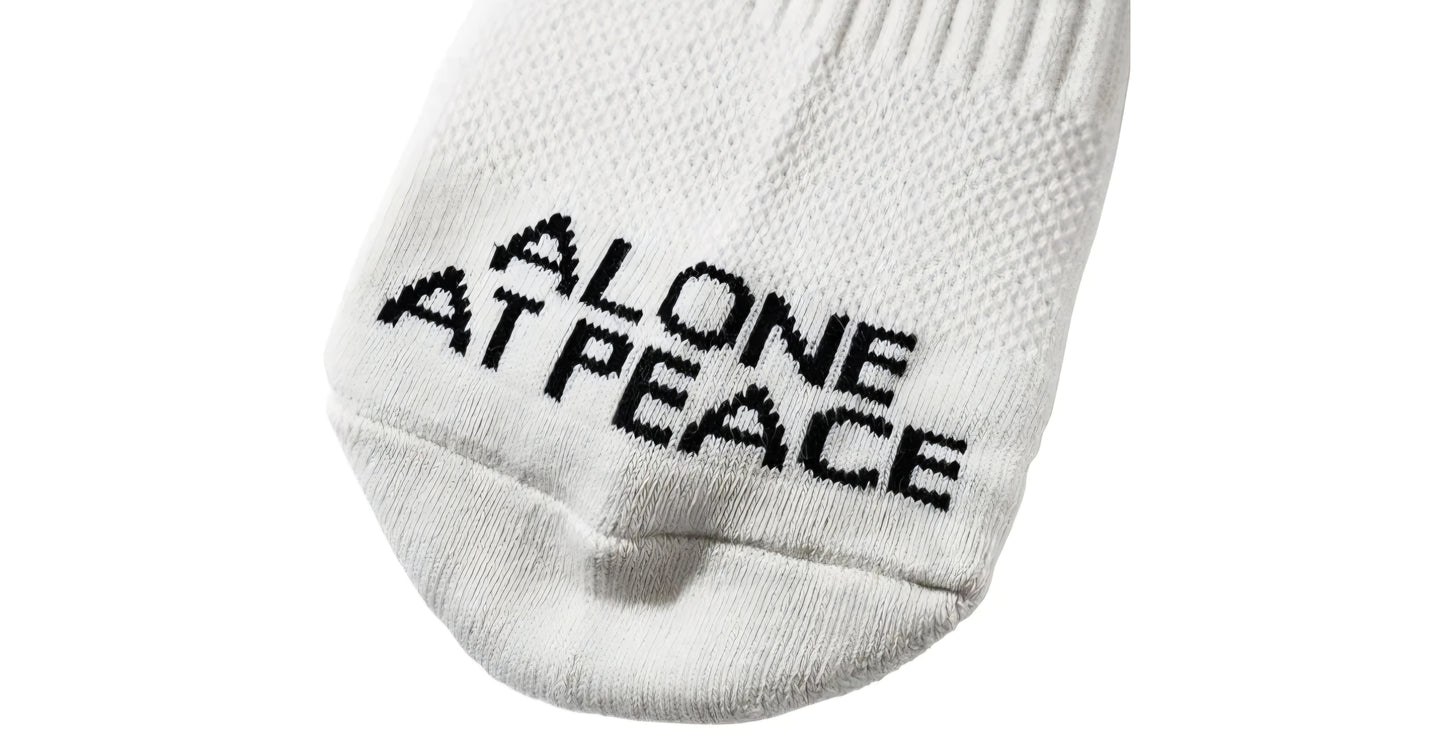 Market Alone At Peace Socks 'Cream'