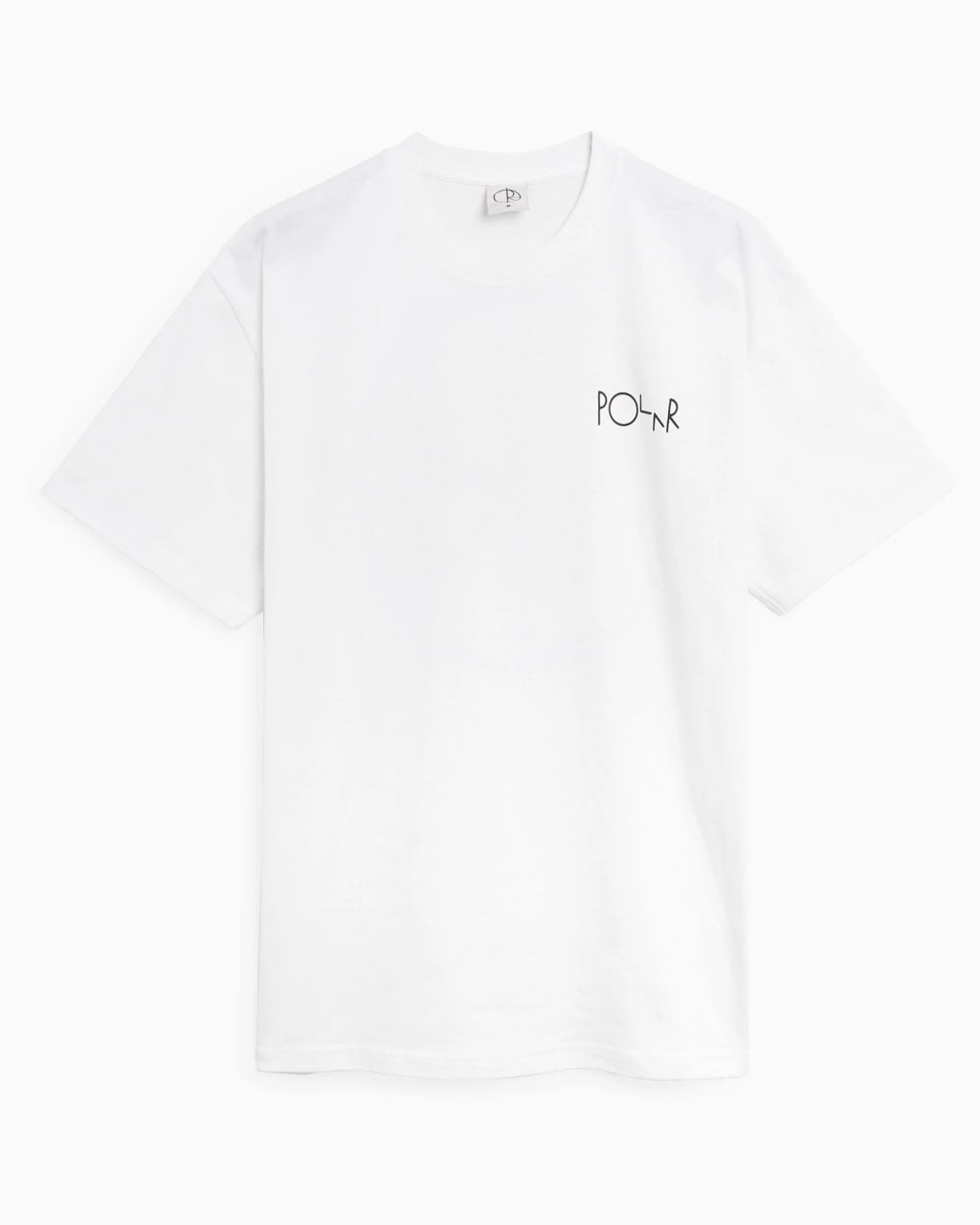 POLAR SKATE CO. | Camiseta Stroke Logo Blanca | Minimalista | Hombre
