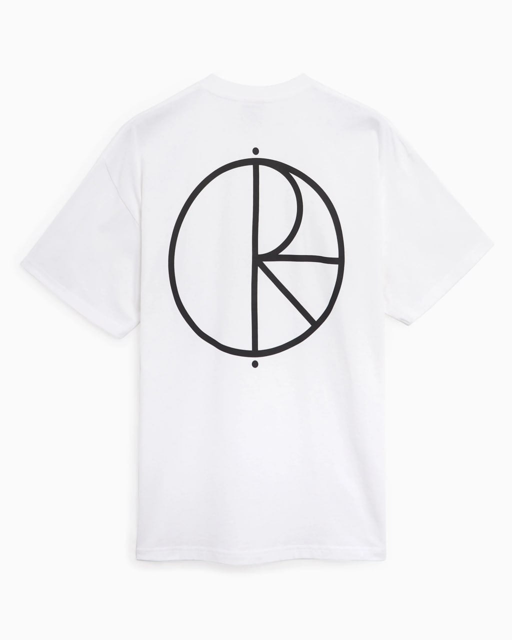 POLAR SKATE CO. | Camiseta Stroke Logo Blanca | Minimalista | Hombre