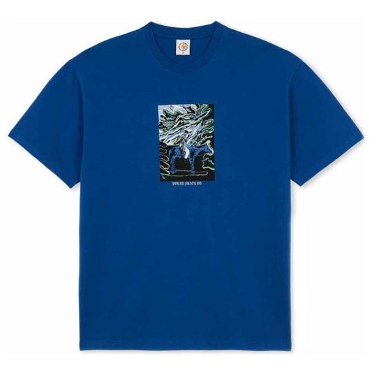 POLAR SKATE CO. | Camiseta Rider Azul Egipcio | Streetwear Venezuela | AMTK
