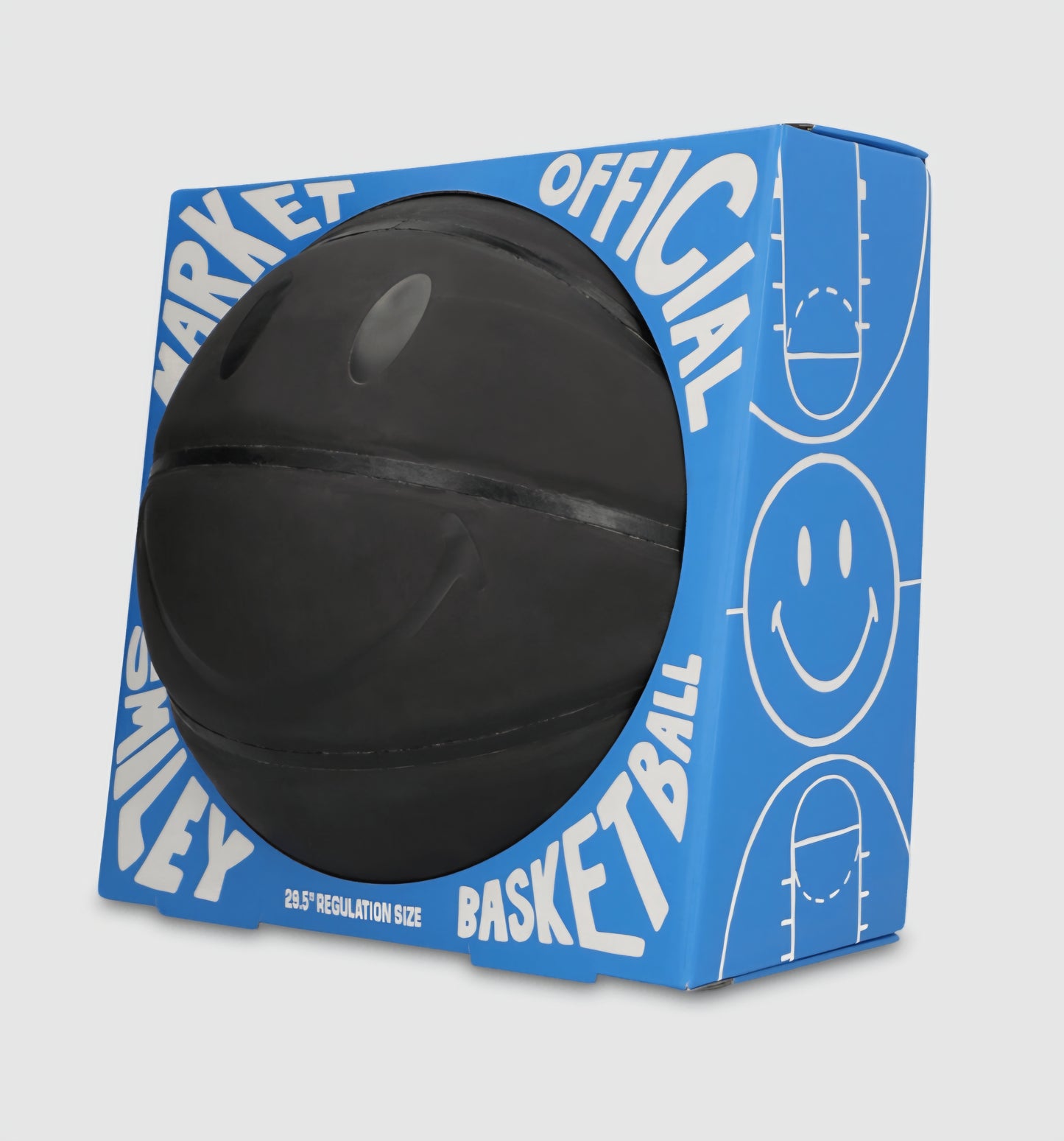 BALON BASKETBALL SMILEY (MARKET) NEGRO