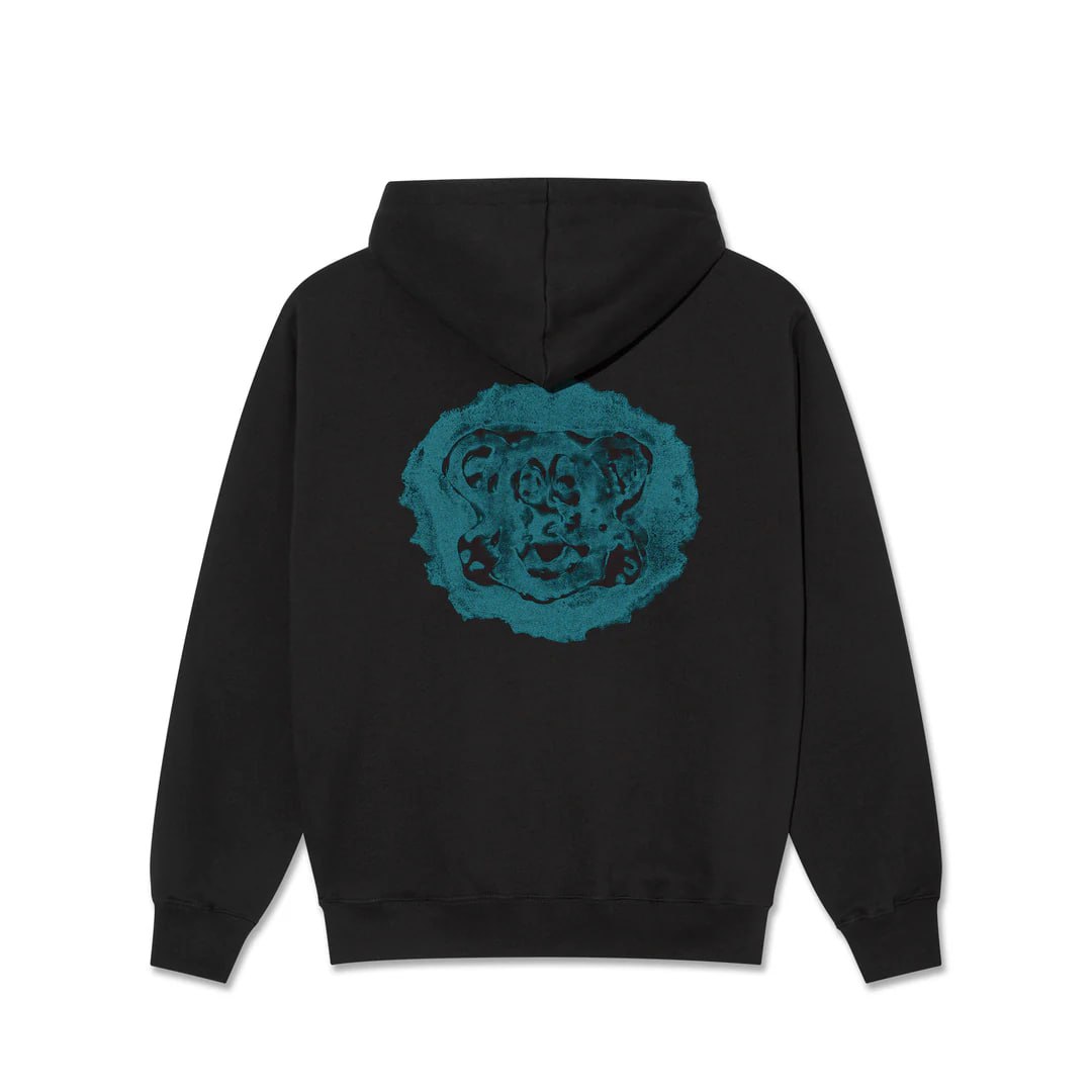 POLAR SKATE CO. | Hoodie Dave Bear Negro | Skate Urbano Venezuela | Algodón 350 GSM