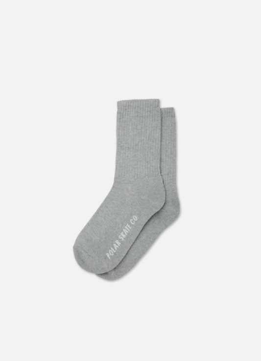 Polar Skate Basic Socks – Heather Grey