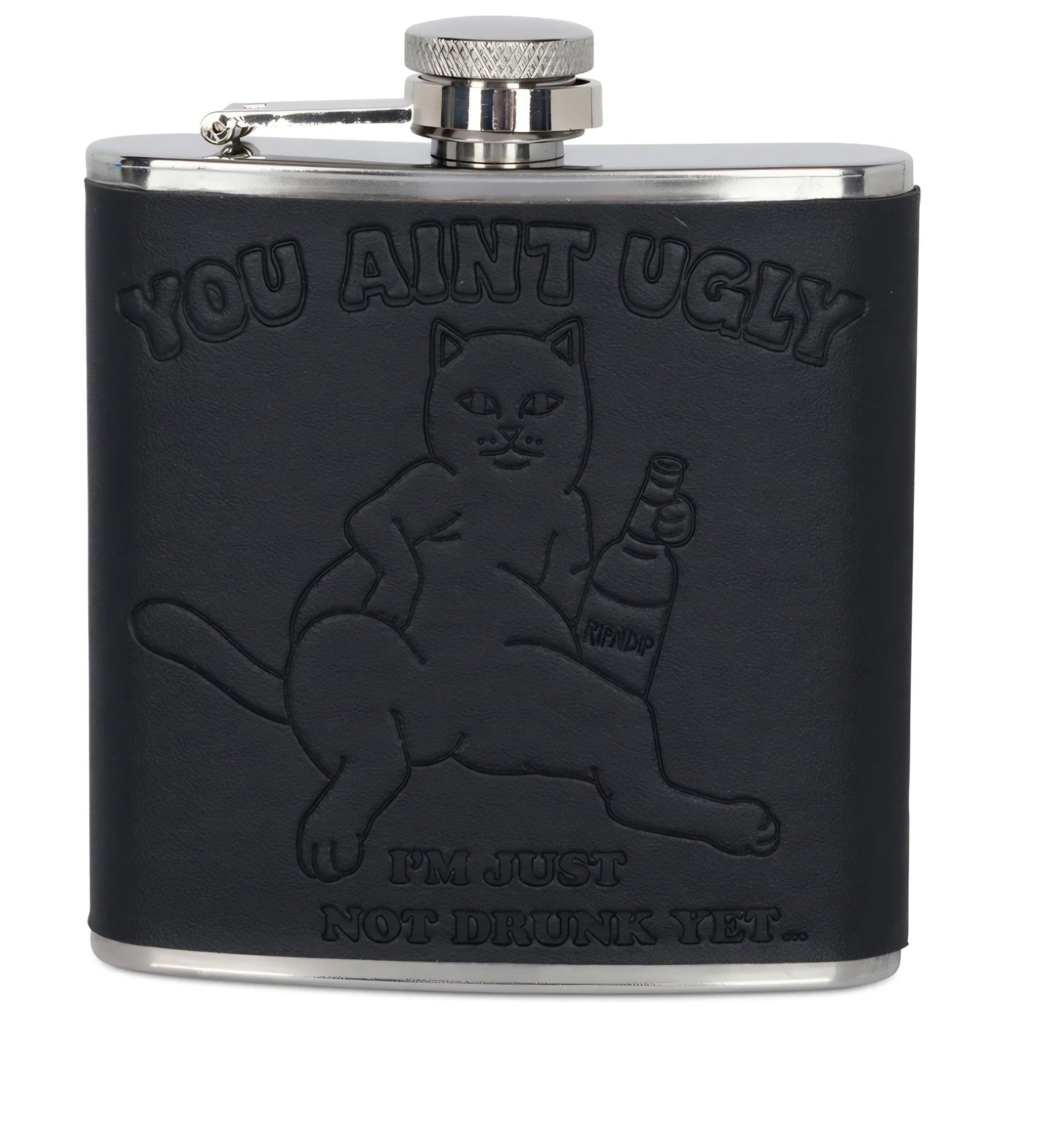 YOU AIN'T UGLY FLASK (BLACK) RIPNDIP
