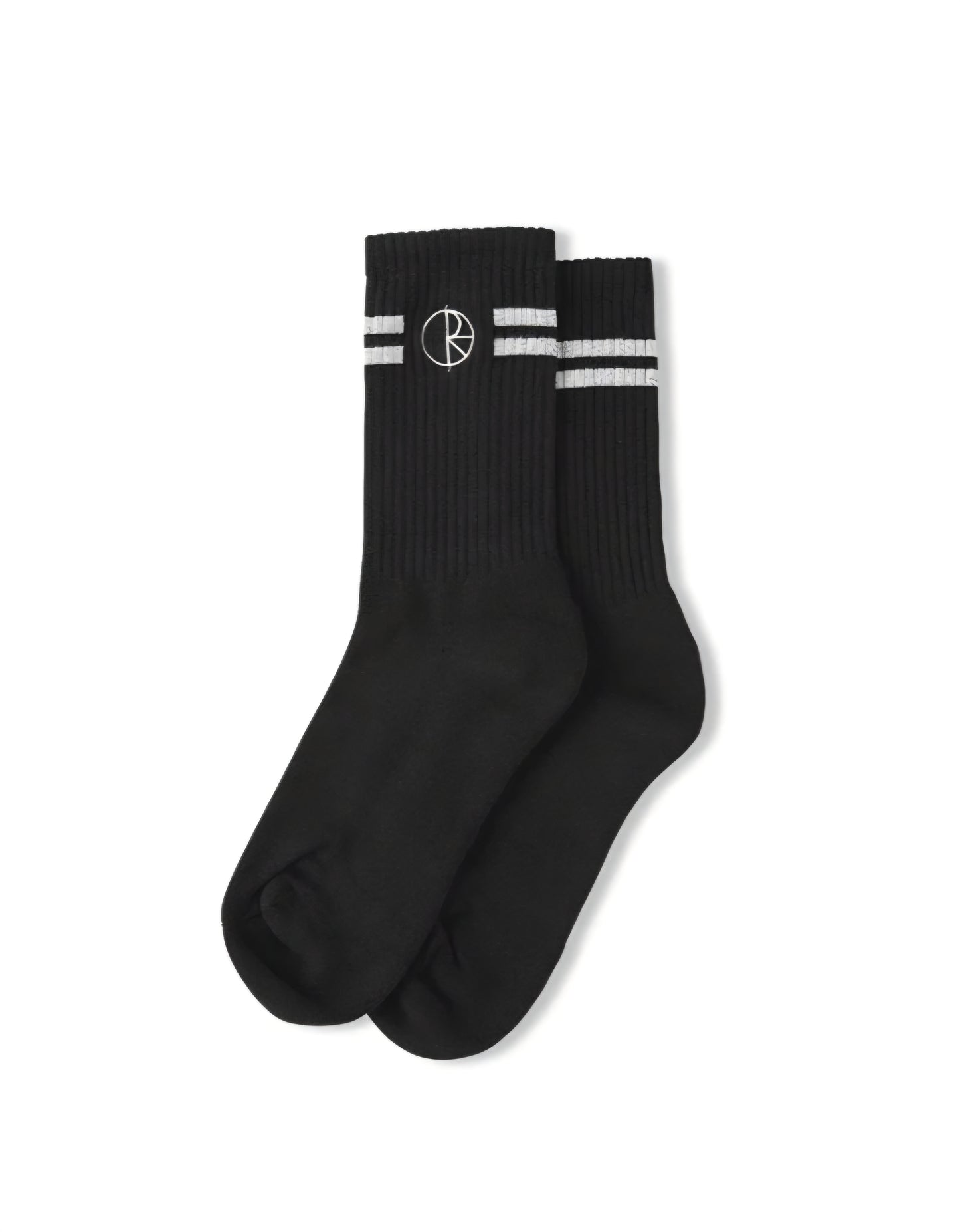 Polar Skate Co. Basic Socks – Heather -Black