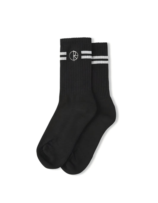 Polar Skate Co. Basic Socks – Heather -Black