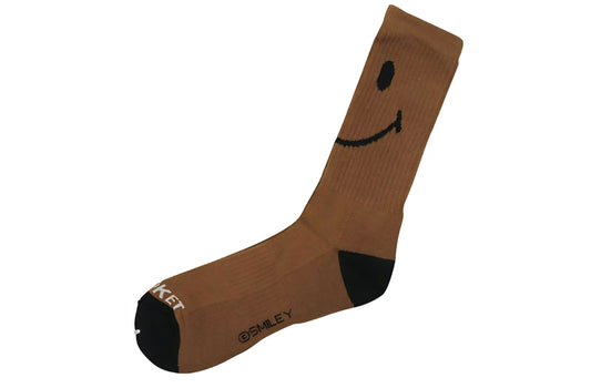MARKET SMILEY SOCKS (RUST)