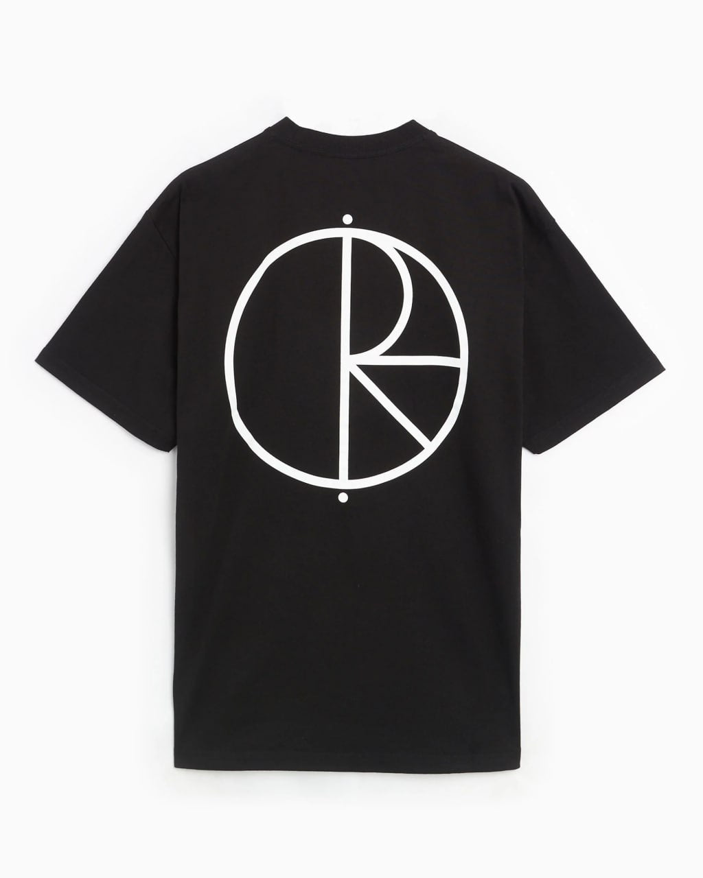 POLAR SKATE CO. | Camiseta Stroke Logo Negra | Algodón 240 GSM | Streetwear