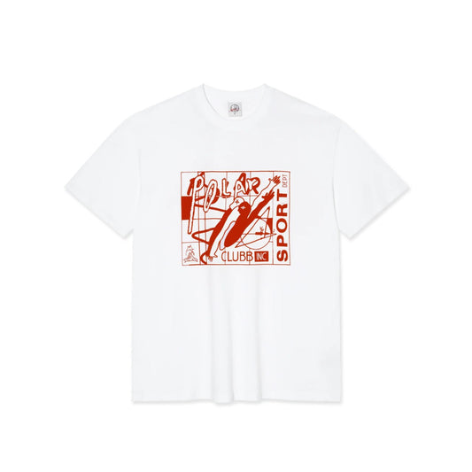 POLAR SKATE CO. | Camiseta Clubb Inc Blanca | Ropa Polar Skate Exclusiva | Julian Smith