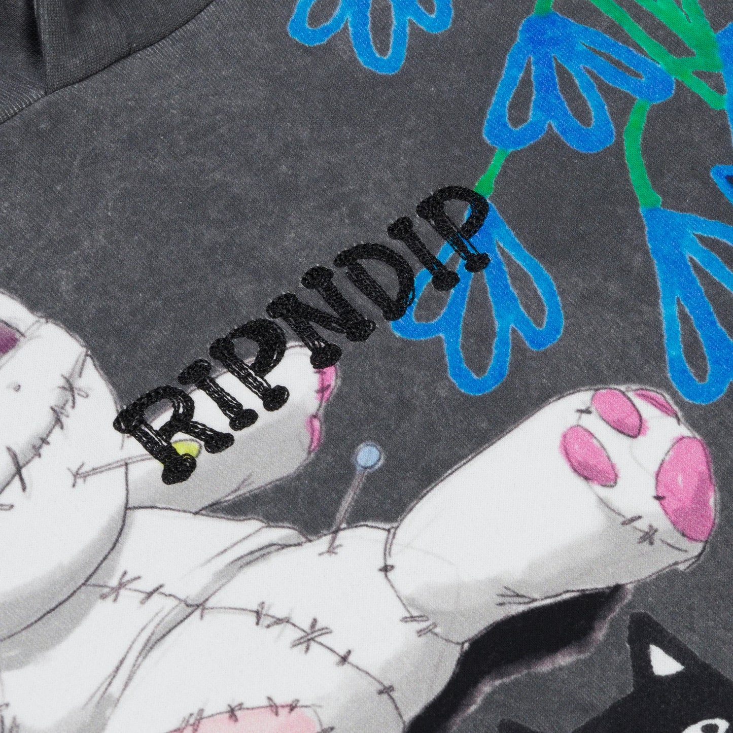 RIPNDIP TRAVIS HOODIE (CHARCOAL)