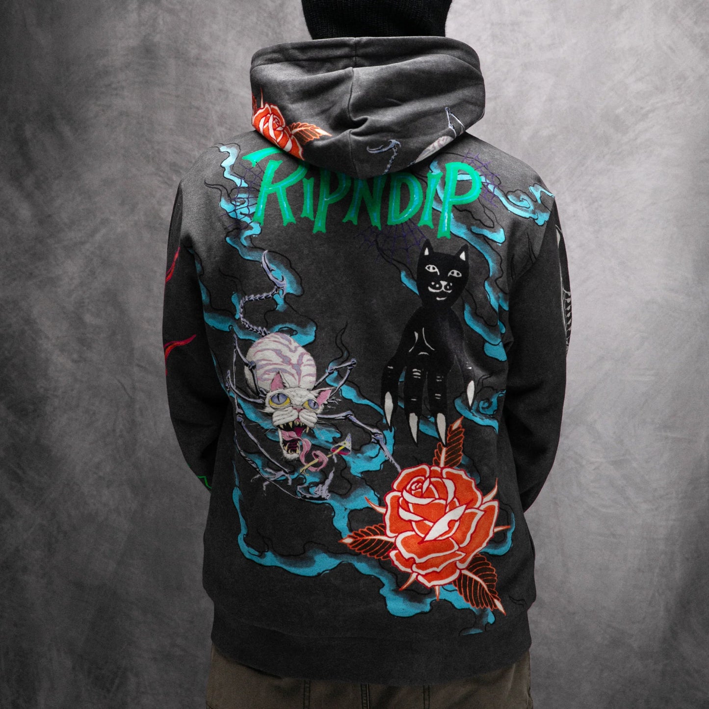 RIPNDIP TRAVIS HOODIE (CHARCOAL)